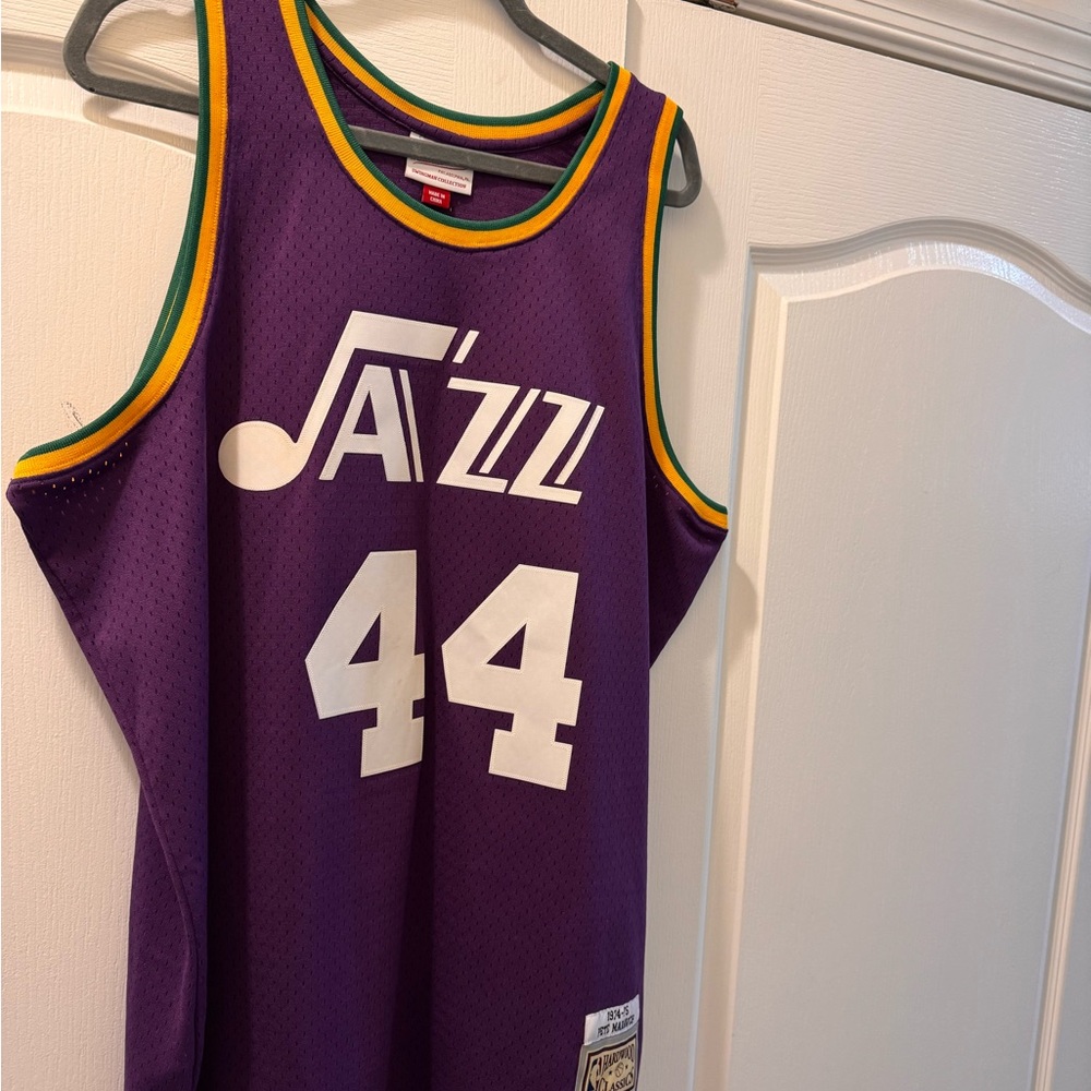 Mitchell & Ness Purple Jazz Jersey